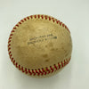 Satchel Paige Single Signed Vintage 1954 Minor League Baseball JSA COA