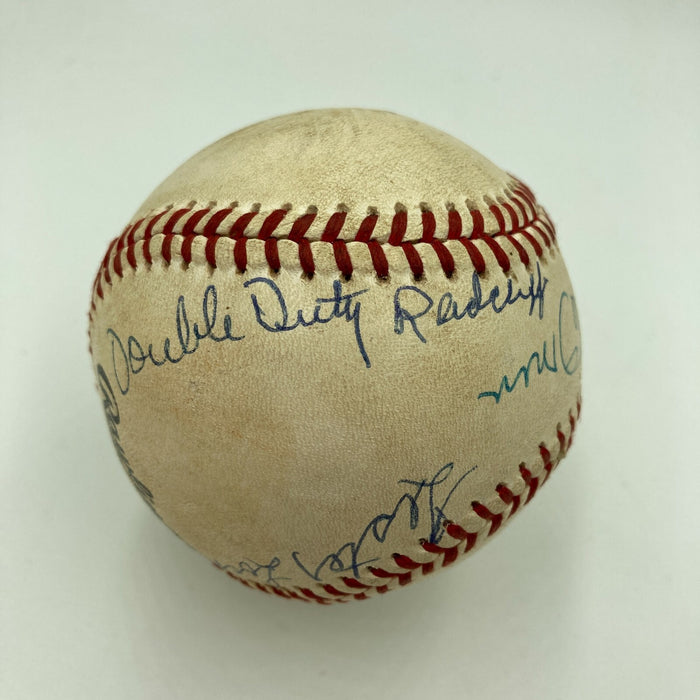 Josh Gibson Jr. & Negro League Legends Multi Signed Baseball With JSA COA