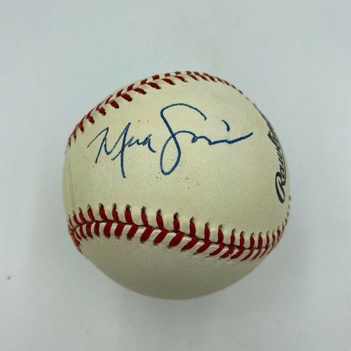 Mira Sorvino Signed Autographed National League Baseball With JSA COA