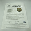 Mickey Mantle Joe DiMaggio Roger Maris Ted Williams Signed Baseball Beckett COA