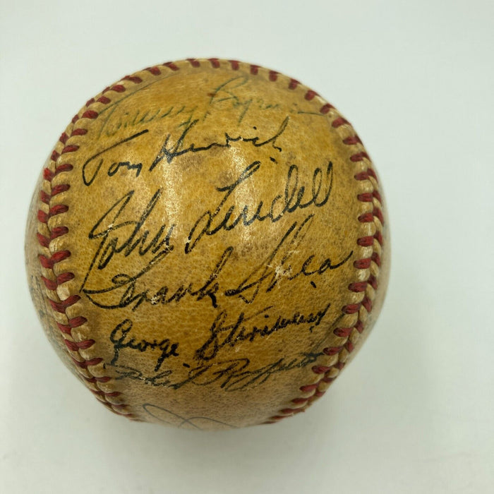 1948 New York Yankees Team Signed American League Baseball Joe Dimaggio JSA