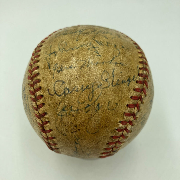 1950 New York Yankees World Series Champs Team Signed AL Baseball JSA COA