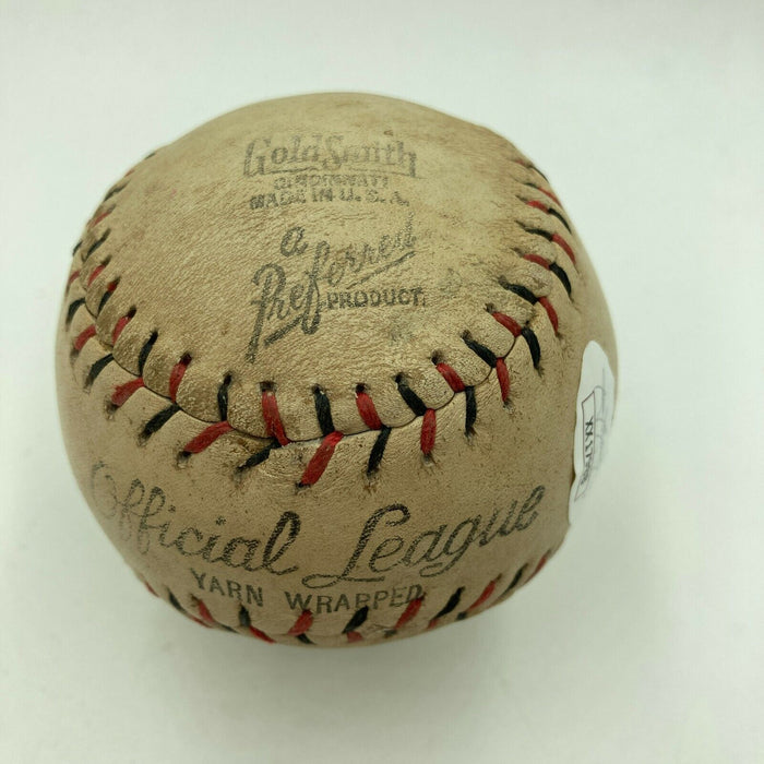 Bob Meusel Single Signed 1920's Baseball 1927 Yankees JSA COA RARE