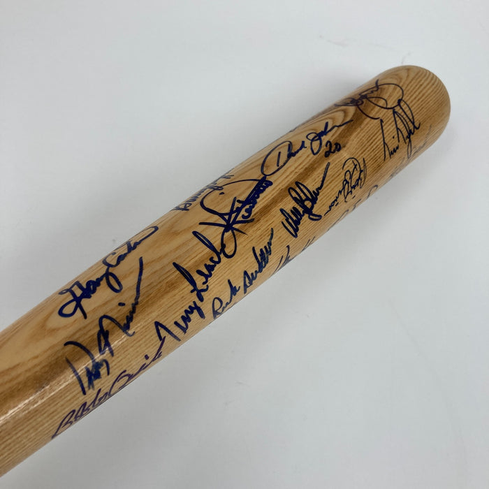 1986 New York Mets W.S. Champs Team Signed Baseball Bat JSA COA