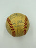 1960 Chicago Cubs Team Signed NL Baseball Ernie Banks Ron Santo With JSA COA