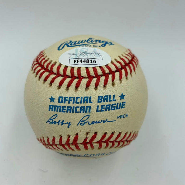 Jack Scalia Signed American League Baseball With JSA COA All My Children