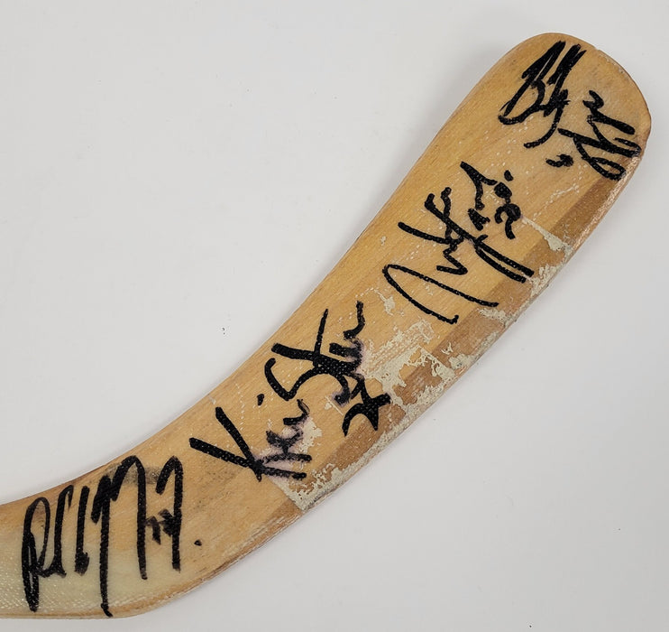 1991-92 Pittsburgh Penguins Stanley Cups Champs Signed Game Used Stick JSA