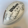 Quarterback Legends Multi Signed Football Johnny Unitas Sonny Jurgensen JSA COA
