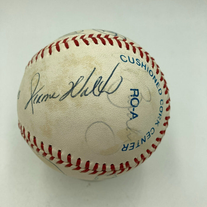 Rookie Of The Year Winners Multi Signed Baseball 11 Sigs JSA COA