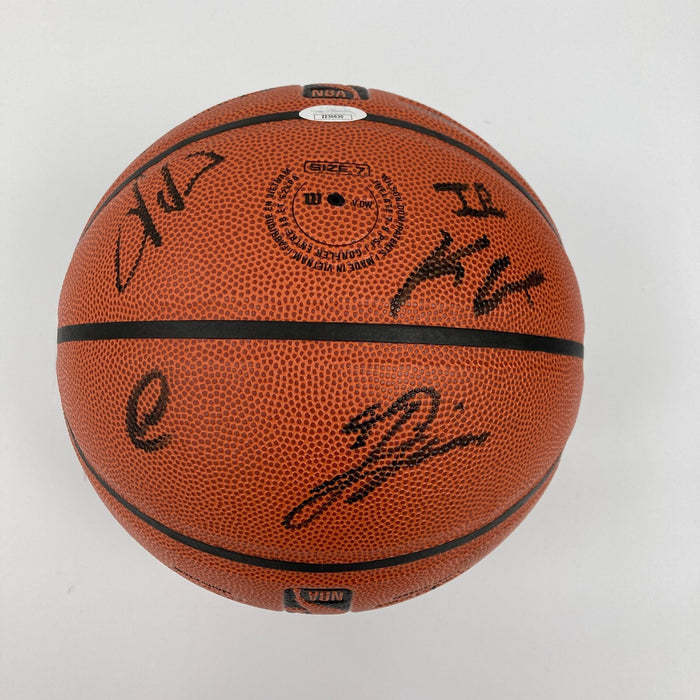 2021 Los Angeles Clippers Team Signed Basketball JSA COA