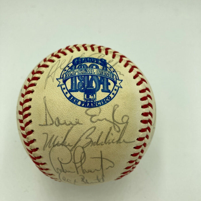 1984 All Star Game Team Signed Baseball 29 Sigs Cal Ripken Jr George Brett JSA