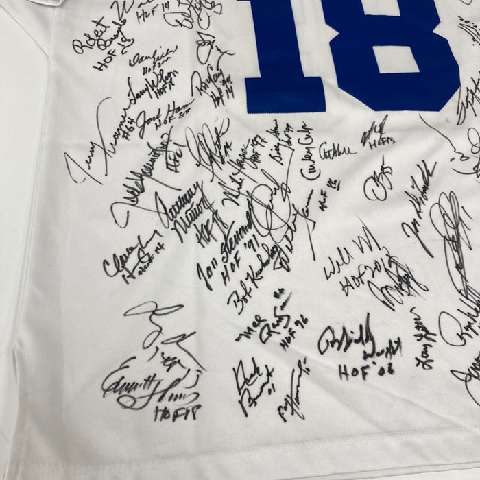 NFL Hall Of Fame Multi Signed Mitchell & Ness Jersey With 50+ Signatures JSA COA