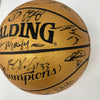 2010-11 Dallas Mavericks NBA Champs Team Signed Basketball JSA COA