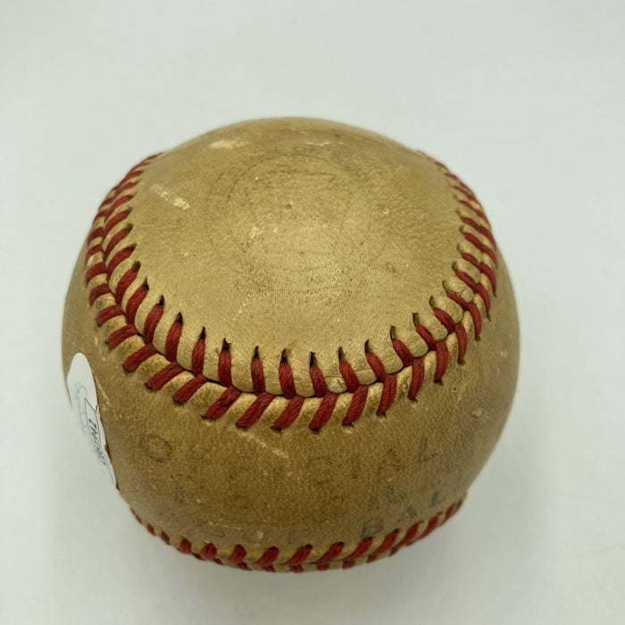 Hugh Casey Single Signed 1950's Baseball JSA Brooklyn Dodgers