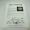Babe Ruth Mel Ott Joe Dimaggio Ted Williams Willie Mays Signed Baseball PSA DNA