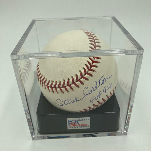 Steve Carlton HOF 1994 Signed Major League Baseball PSA DNA Graded 10 GEM MINT