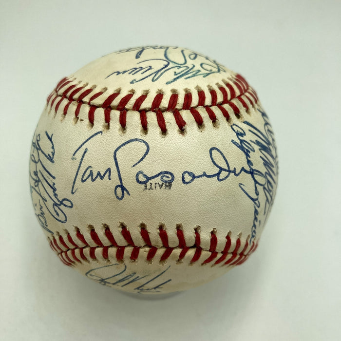 1988 Los Angeles Dodgers World Series Champs Team Signed W.S. Baseball PSA DNA