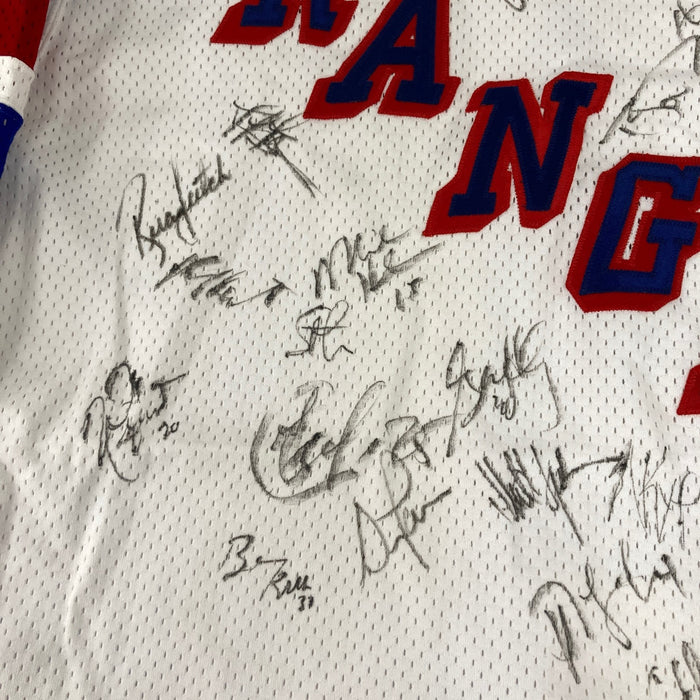 1994–95 New York Rangers Team Signed Authentic Jersey JSA COA