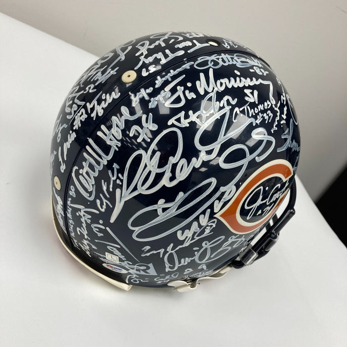 The Finest 1985 Chicago Bears Super Bowl Champs Team Signed Helmet PSA DNA COA