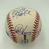 2002 New York Yankees Team Signed Baseball Derek Jeter Mariano Rivera JSA COA