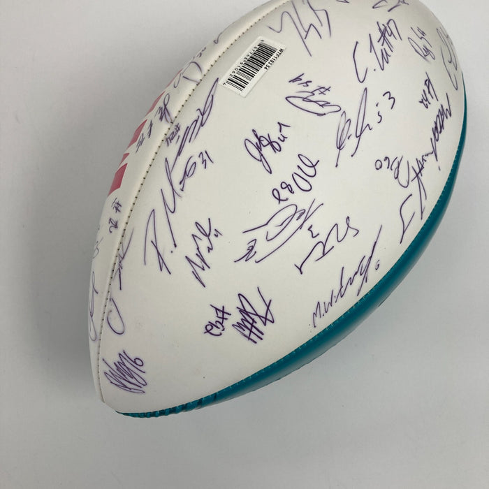 2019 San Francisco 49ers NFC Champs Team Signed Super Bowl LIV Football PSA DNA