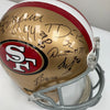 2022 San Francisco 49ers Team Signed Full Size Helmet 32 Sigs PSA DNA COA
