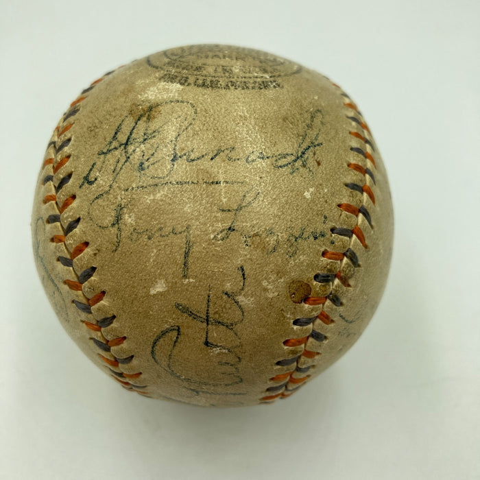 Babe Ruth & Lou Gehrig 1933 New York Yankees Team Signed Baseball JSA COA