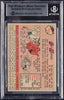 1958 Topps Gil Hodges Signed Baseball Card #162 BGS Beckett Certified
