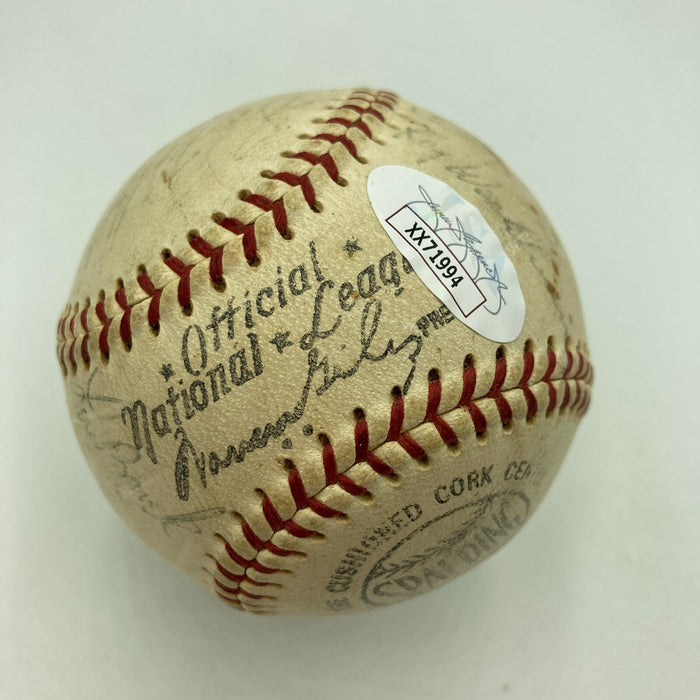 1967 St. Louis Cardinals World Series Champs Team Signed Baseball JSA COA