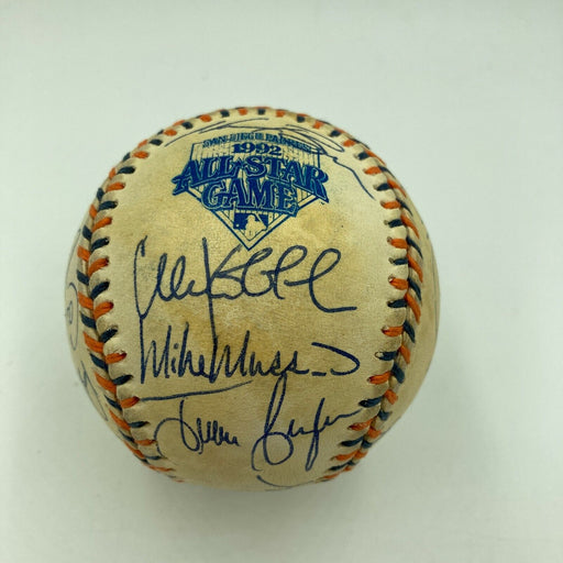 1992 All Star Game Team Signed Baseball Kirby Puckett Cal Ripken Jr. JSA COA
