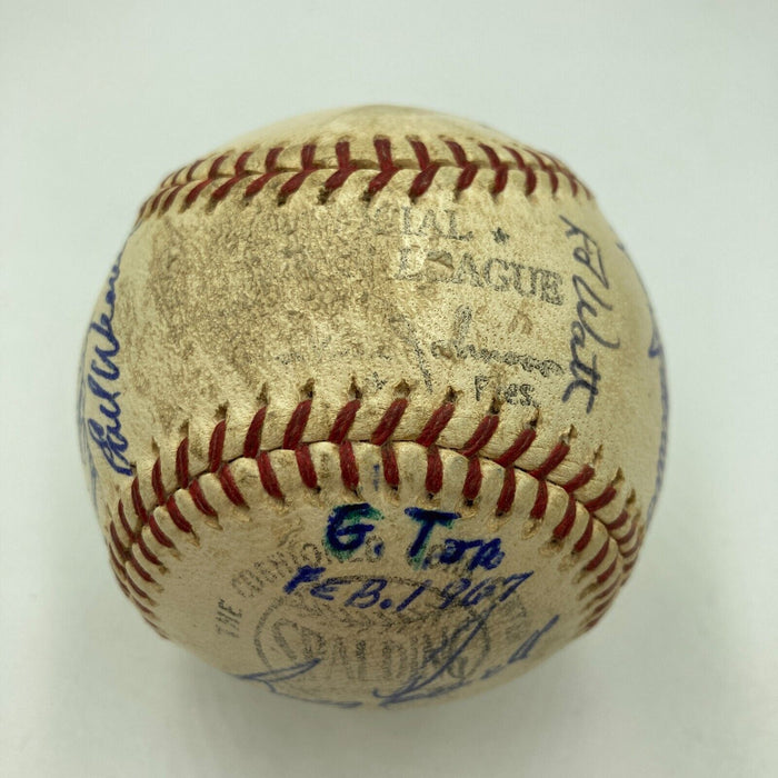 1967 Baltimore Orioles Team Signed Official Minor League Game Used Baseball