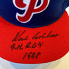 Richie Ashburn 1948 ROY Signed Philadelphia Phillies Baseball Hat JSA COA