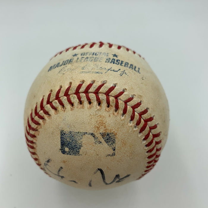 Mark Mcgwire & Hideo Nomo Signed Game Used Major League Baseball PSA DNA COA