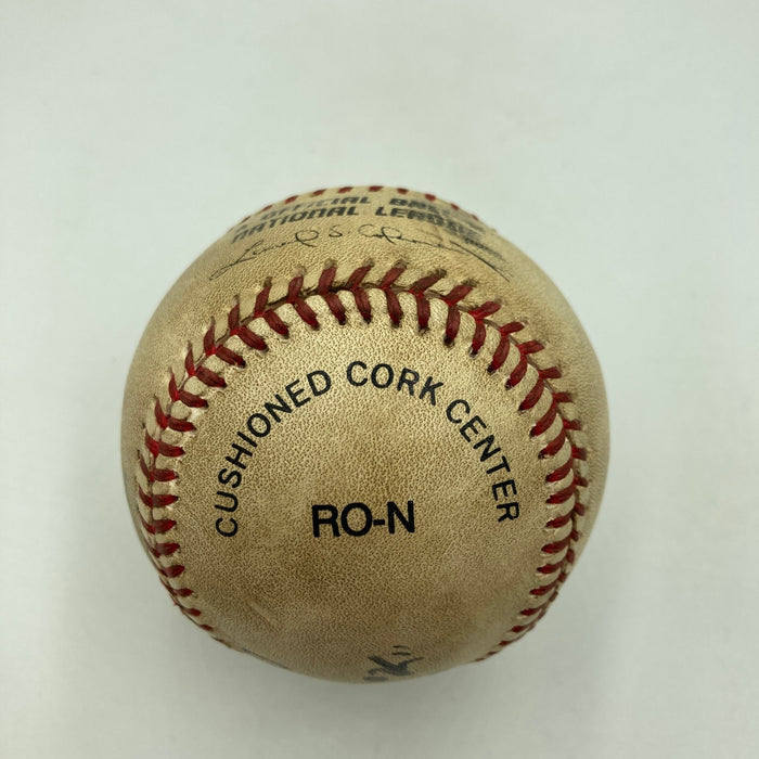 Al Leiter No Hitter Signed Game Used Baseball May 11, 1996 JSA COA