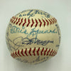 Stunning 1955 Hall Of Fame Induction Signed Baseball 25 Sigs Jimmie Foxx JSA COA