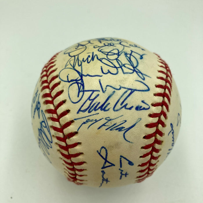 Nice 1993 Toronto Blue Jays World Series Champs Team Signed Baseball JSA COA