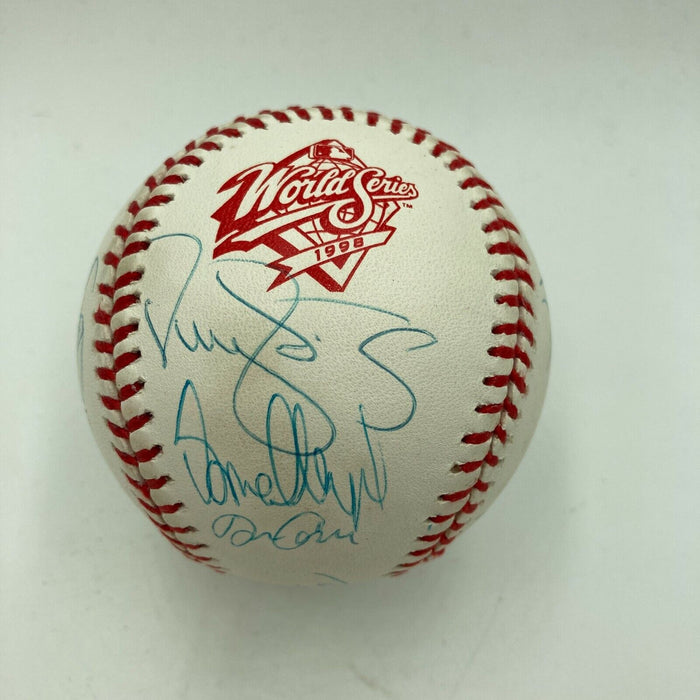 1998 New York Yankees World Series Champs Team Signed Baseball Derek Jeter JSA