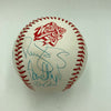 1998 New York Yankees World Series Champs Team Signed Baseball Derek Jeter JSA
