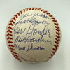 1961 New York Yankees World Series Champs Team Signed Baseball Mickey Mantle JSA