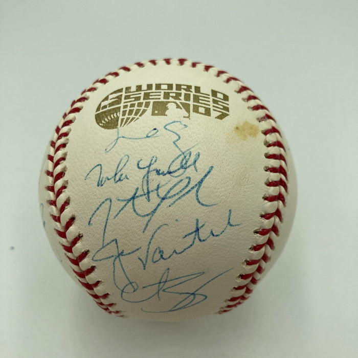 2007 Boston Red Sox World Series Champs Team Signed W.S. Baseball PSA DNA & MLB