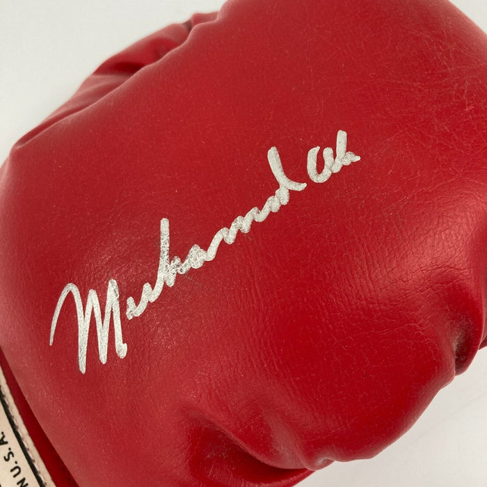 Muhammad Ali & Joe Frazier Signed Autographed Everlast Boxing Gloves JSA COA