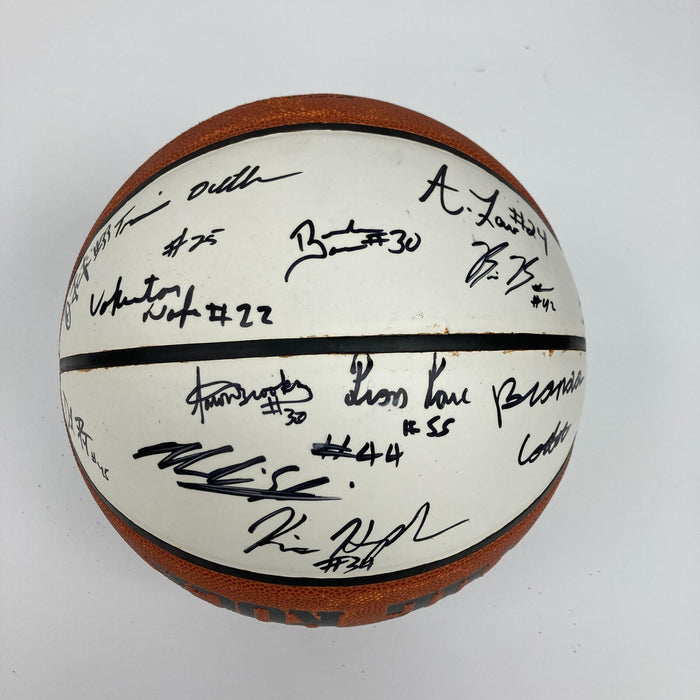 Lebron James Pre Rookie 2003 All American High School Team Signed Basketball JSA