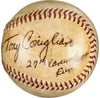 Tony Conigliaro Signed 27th Career Actual Home Run Game Used Baseball Beckett