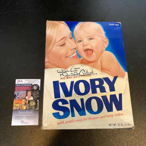 Marilyn Chambers "With Lust" Signed Vintage 1970's  Ivory Snow Box With JSA COA