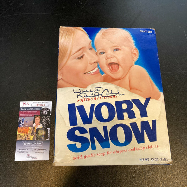 Marilyn Chambers "With Lust" Signed Vintage 1970's  Ivory Snow Box With JSA COA