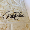 Derek Jeter Signed Authentic 2012 Game Used First Base With Steiner COA