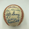 Eddie Mathews Duke Snider Lefty Gomez Hall Of Fame Multi Signed Baseball