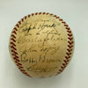 1951 Yankees World Series Champs Team Signed Baseball Mickey Mantle Rookie BAS