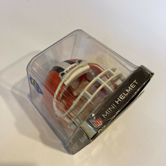Jim Brown Signed Authentic Riddell Cleveland Browns Mini Helmet JSA COA