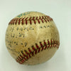 1954 Dodgers VS A's Hall Of Fame Game Team Signed Baseball Chief Bender JSA COA